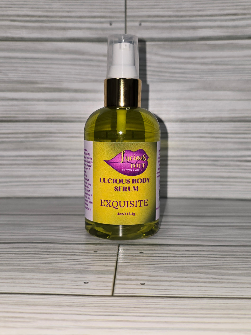 EXQUISITE 4oz body serum