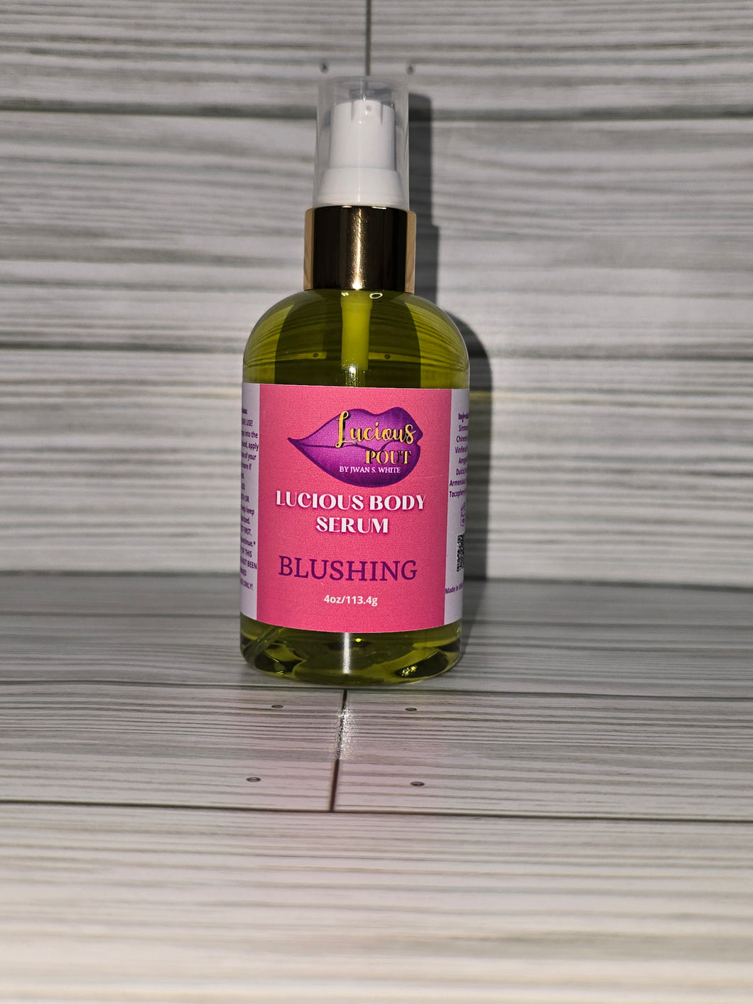 BLUSHING 4oz body serum