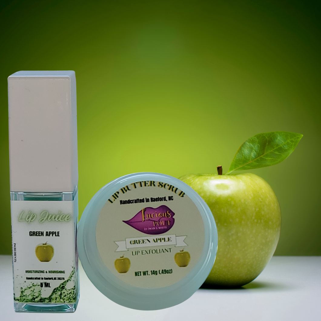 GREEN APPLE LIP BUTTER SCRUB COMBO