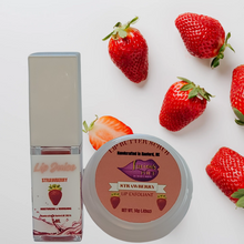 Load image into Gallery viewer, STRAWBERRY LIP BUTTER SCRUB COMBO
