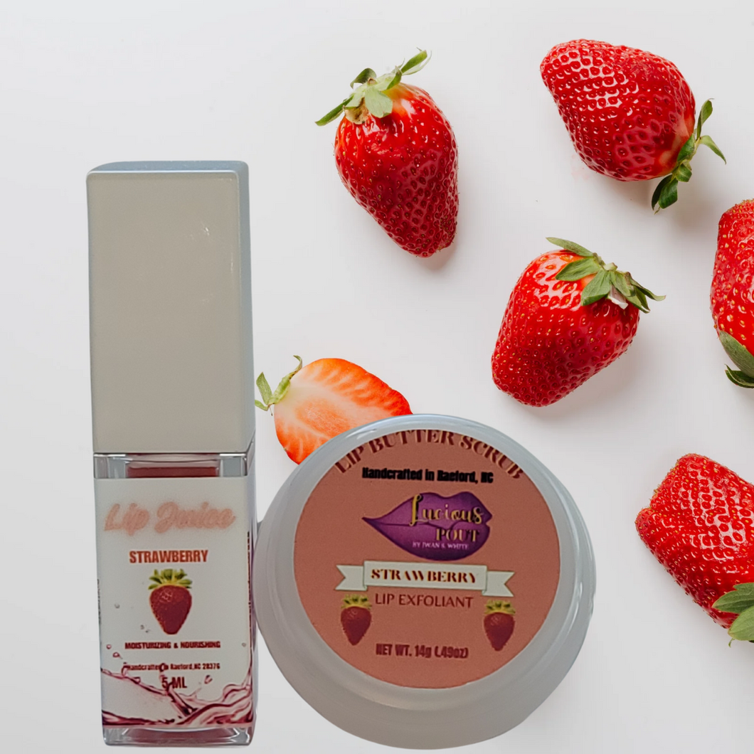 STRAWBERRY LIP BUTTER SCRUB COMBO