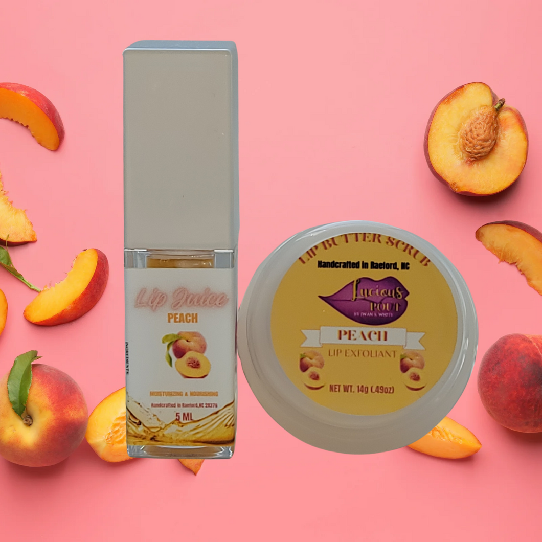 PEACH LIP BUTTER SCRUB COMBO