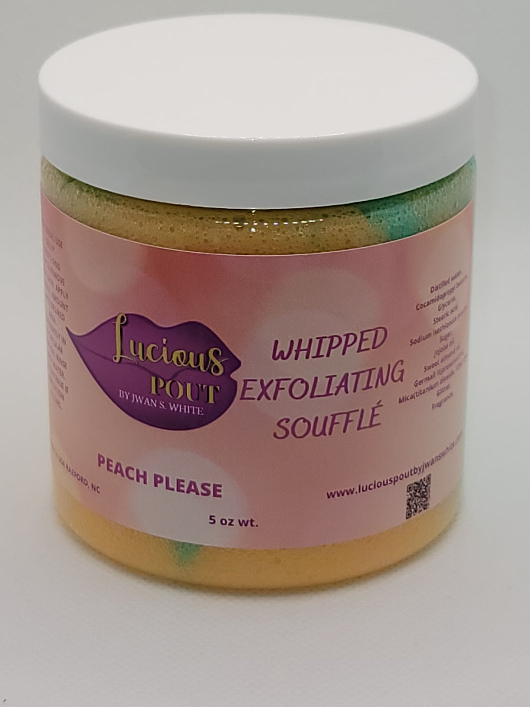 PEACH PLEASE WHIPPED EXFOLIATING SOUFFLÉ