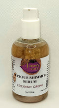 Load image into Gallery viewer, COCONUT CREME SHIMMER SERUM 4oz
