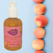 Load image into Gallery viewer, PEACH PLEASE SHIMMER OIL 4 oz
